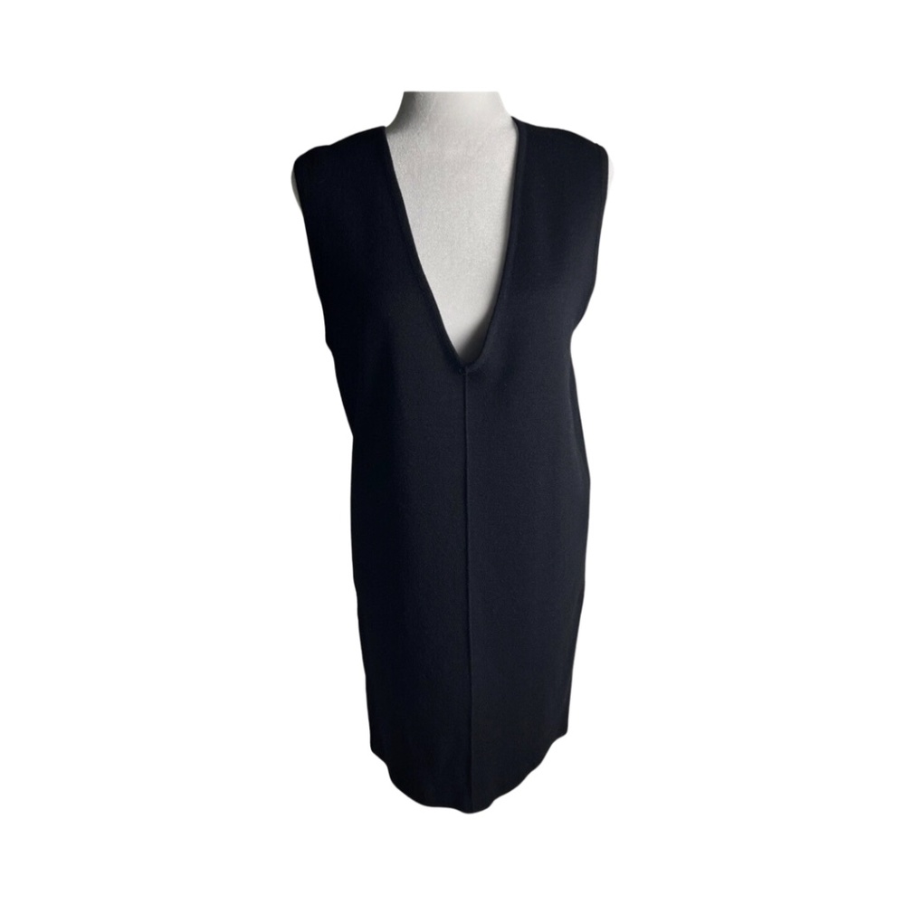Vintage Nordstrom The Catalog Wool V-Neck Dress